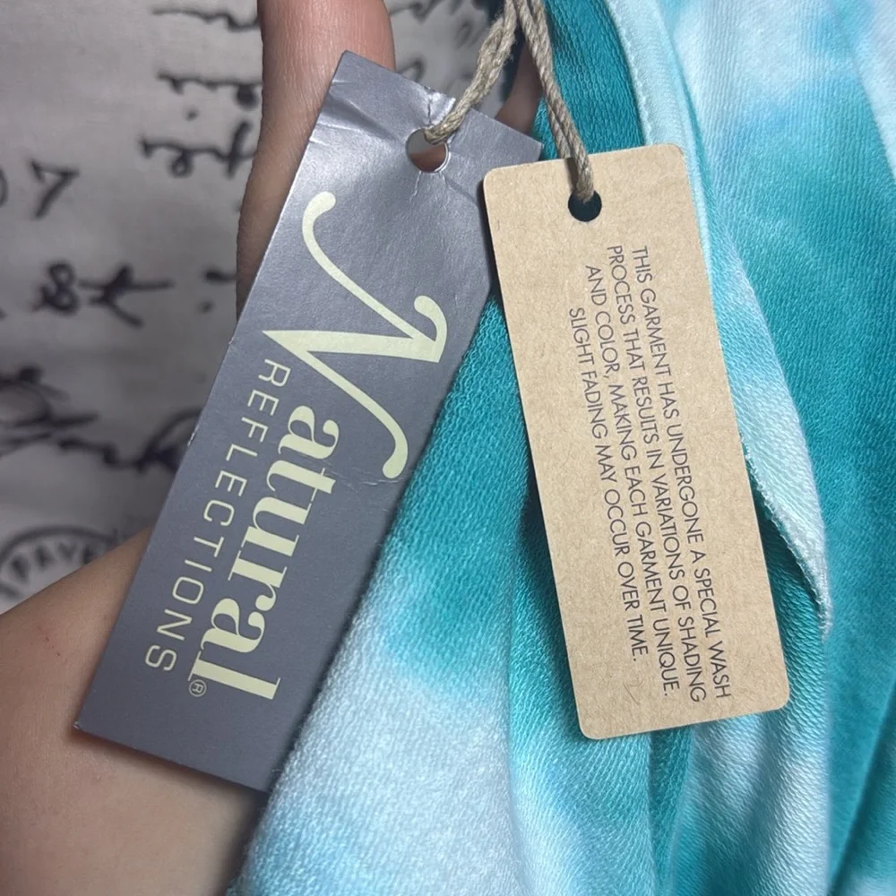 Natural Reflections Tie-Dye Long-Sleeve Cardigan - Picture 4 of 5